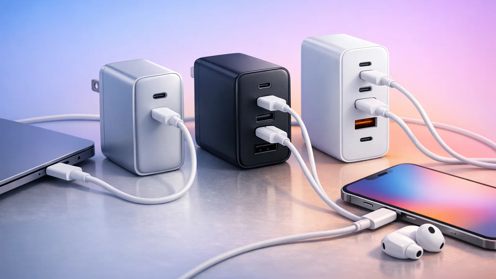 Visuel de couverture pour Chargeur GaN 100W+ : les 3 qui remplacent tous tes câbles